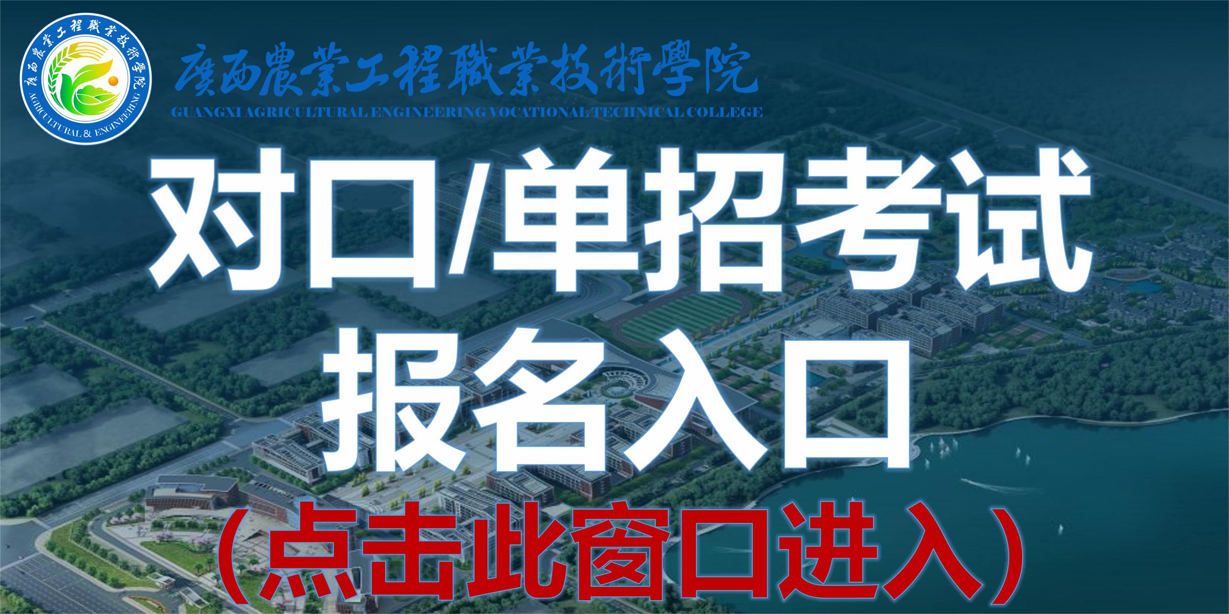 对口/单招考试报名入口